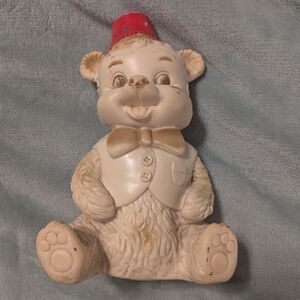 Vintage Circus Bear Squeak Toy Edward Mobley Co